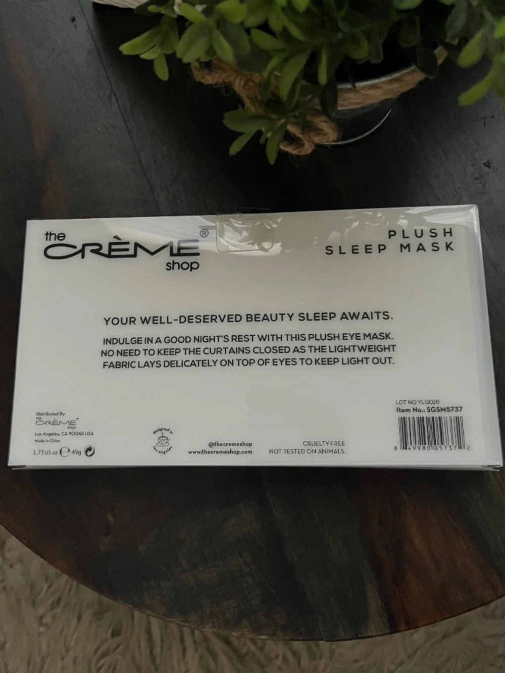 The Crème Shop A-Sleepy Alien Plush Sleep Mask